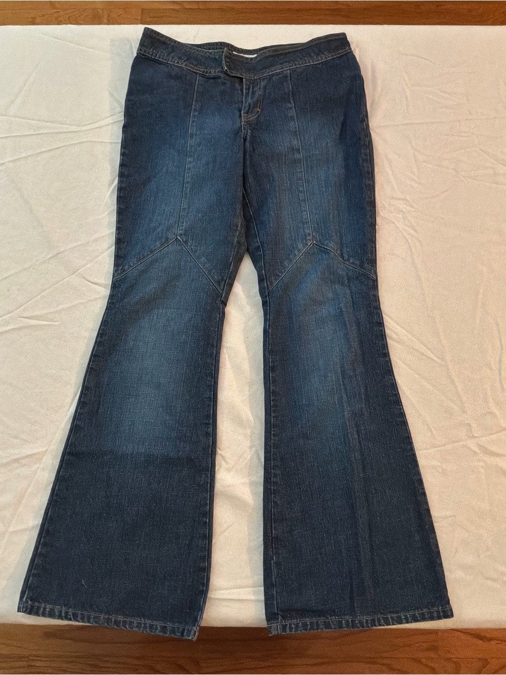 ******* Jordache Dark Blue Flared Women's Jeans b4 *******
